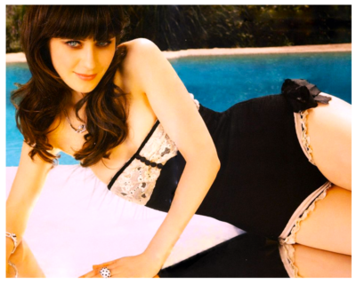 ズーイー・デシャネル直筆サイン入り超大型写真… ZOOEY DESCHANEL 8