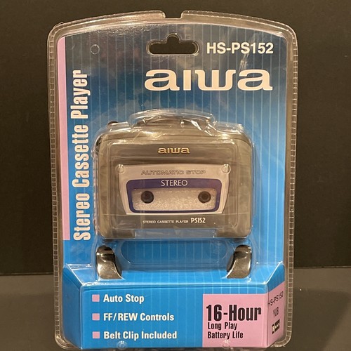 AIWA HS-PS152 - Stereo Cassette Player - Walkman Vintage Sealed - Nice!! NOS - Picture 1 of 10