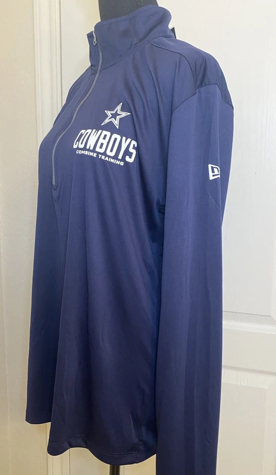 Dallas Cowboyss New Era 1/4 четверти молнии комбинированный подлинный размер большой - Изображение 3 из 4