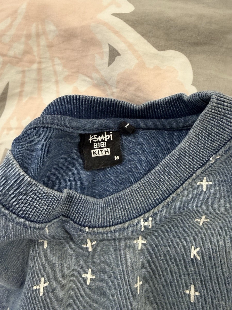 Kith X Ksubi collab blue denim tee excellent condition size medium