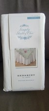 *NEW* Simply Shabby Chic Bedskirt 54 X 75" (15" Drop) White Full