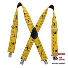 Suspenders for Men Mens Suspenders - 2 Inch Work Suspenders for 01-orange Tape