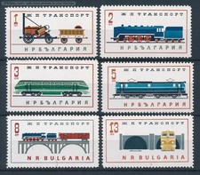 [123586] Bulgaria 1964 Railway train eisenbahn  MNH