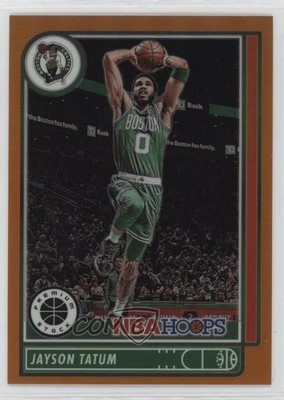 2022 Panini Chronicles Hoops Premium Stock Orange 12/75 Jayson Tatum #571 10qe