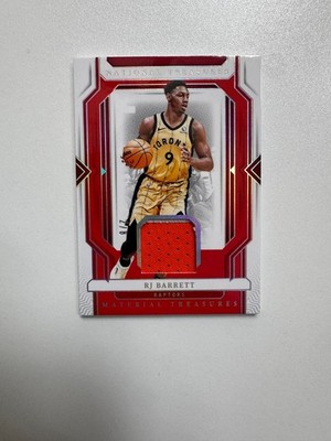 2023-24 National Treasures RJ Barrett Material Treasures SP /8, Raptors