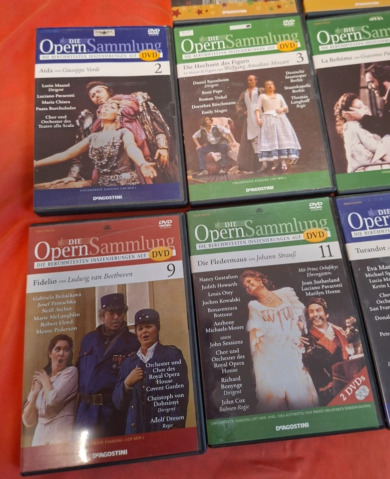 Die Opernsammlung DeAgostini - mit Weihnachtsedition - 10 DVDs - Sehr gut! - Bild 3 von 4