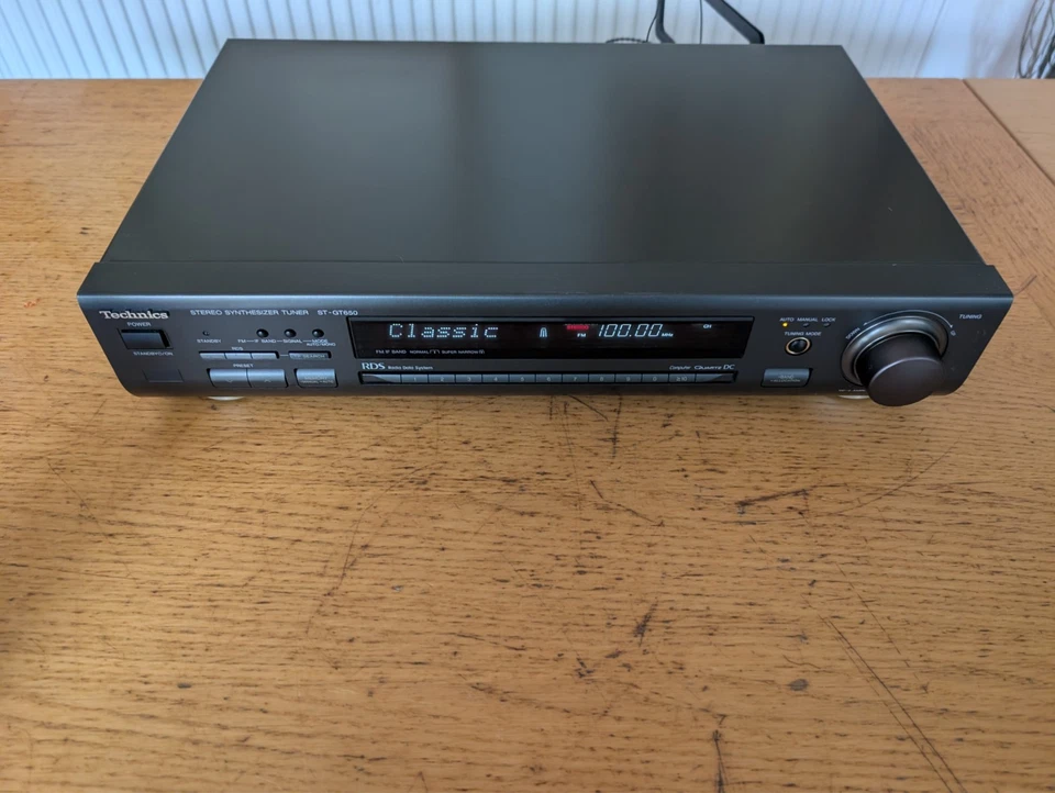 Sintonizador Technics ST-GT650 FM/AM RDS muy buen estado probado Foto 2 de 4