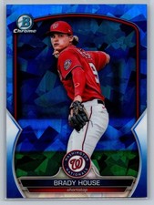 Brady House Washington Nationals 2023 Bowman Chrome Sapphire BCP-68