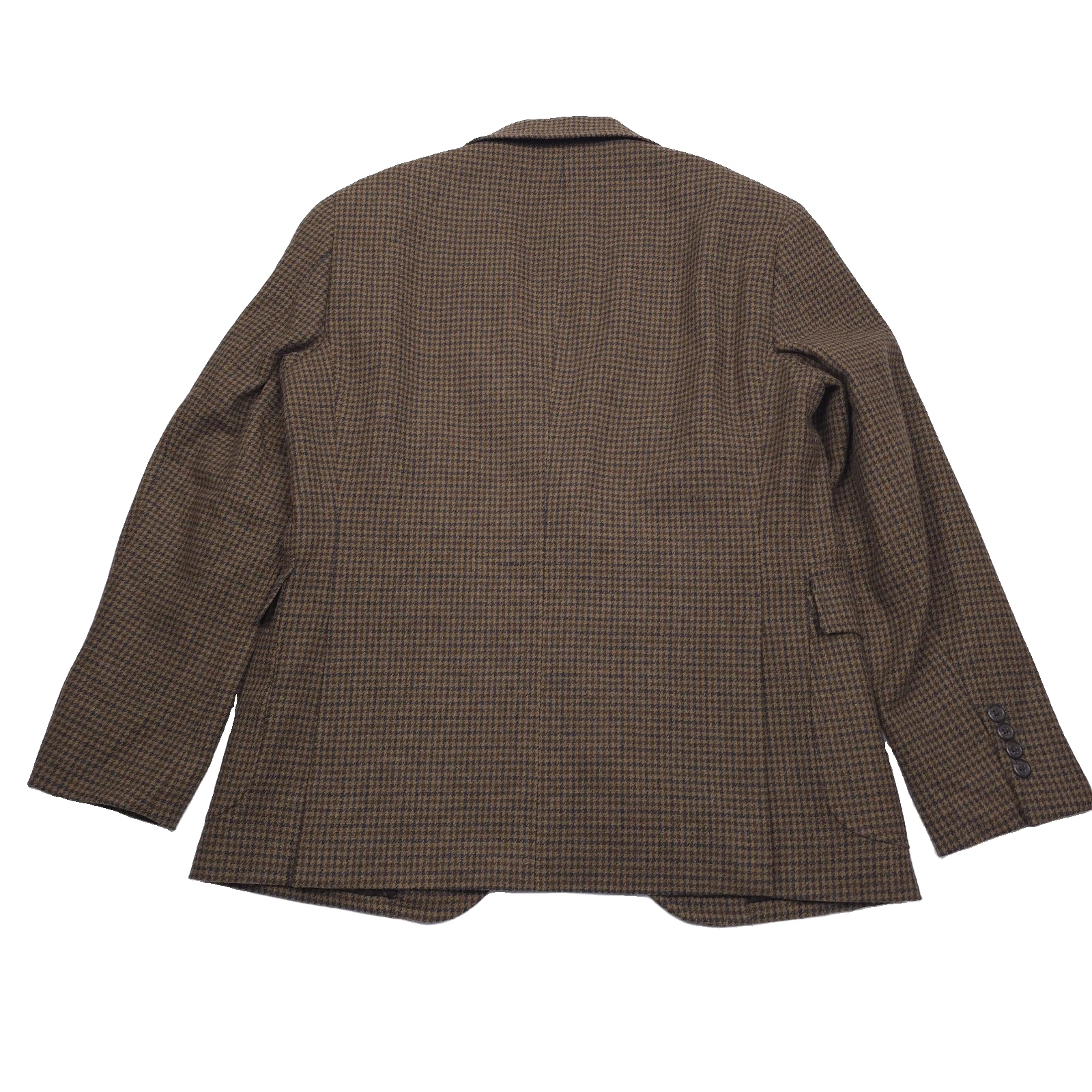 Polo Ralph Lauren Houndstooth Wool Sport Coat Mens 40S Short Modern Dark Green image 3