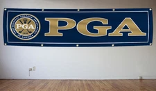 PGA Championship Banner Flag 2x8Ft Golf Fans Garage Man Cave Decor