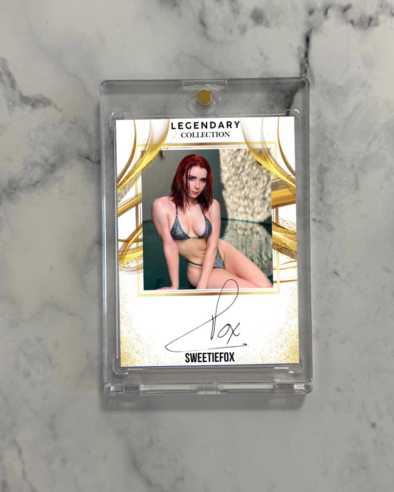 Sweetie Fox Trading Card Fanart Autograph Auto Signature Collectible