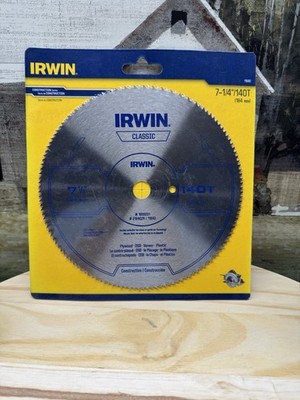 Irwin 7-1/4  5/8  Arbor 140 Teeth Classic Saw Blade #11840