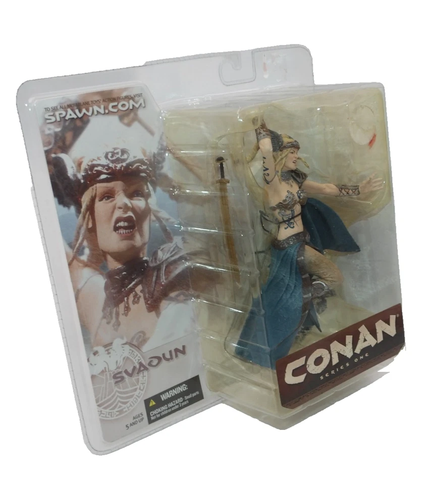 Figura de acción Conan Series One Svaoun McFarlane Toys nueva en paquete 2004 Foto 3 de 4