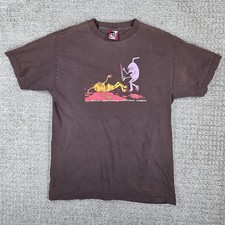 Vintage Toy Machine Bloodsucking Skateboard Company Tum Yeto Brown T-Shirt Mens
