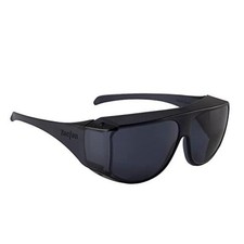 Fit Over Sunglasses, Smoke Color00 UVA/UVB Protection; Polycarbonate Lenses 1