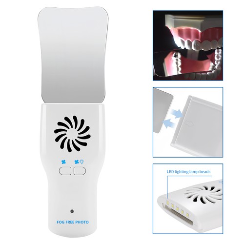 Dental Occlusal Mirror Fog Free LED Intra Oral Photo System Reflector 4*Mirror - Afbeelding 9 van 24