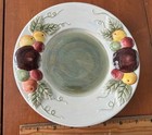 Yankee Candle Large Jar Shade Topper & Plate Plums Fruit Drapes 7” Base — photo 2