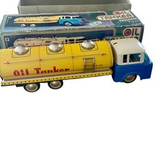 Vintage MF-201 Oil Tanker Friction Truck With Box