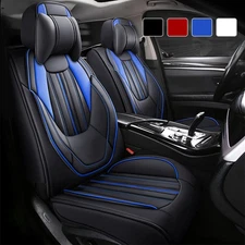 Luxury PU Leather Car Seat Covers Full Set Thick & Wear-Resistant for SUV Sedan
