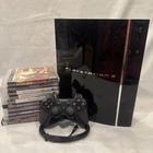 Sony Ps3 Backwards Compatible Console 80GB CECHE01 Bundle 1 Controllers W/ Games