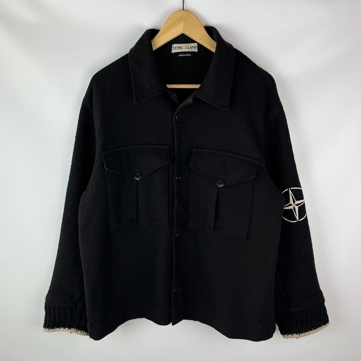 Stone Island Coats, Jackets & Vests for Wool Outer Shell Men for
