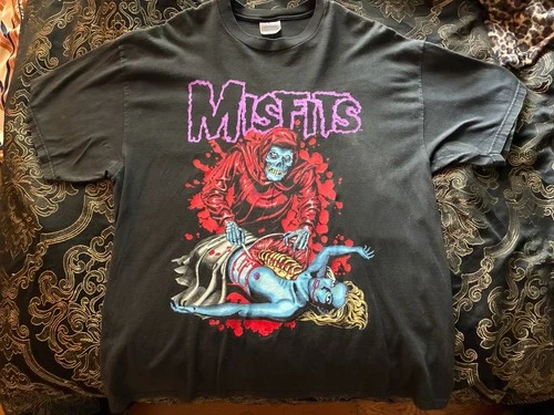 Vintage 2000 Misfits Helena Repka Shirt Size XL Punk Rock Horror Rare video thumbnail