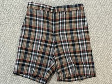 J.Press Cotton Plaid Madras Shorts Multicolor_Made in USA_Men’s 34_Ivy Prep_NEW