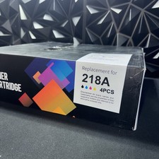 218A Toner Cartridges Set 4 Pack Replacement HP 218A No Chip w/tools