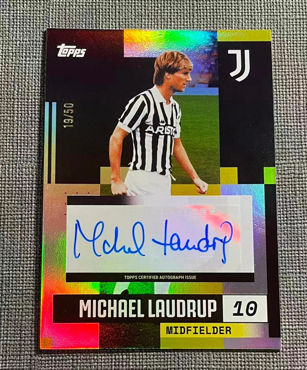 Michael Laudrup Autographed Soccer Sports Trading Cards