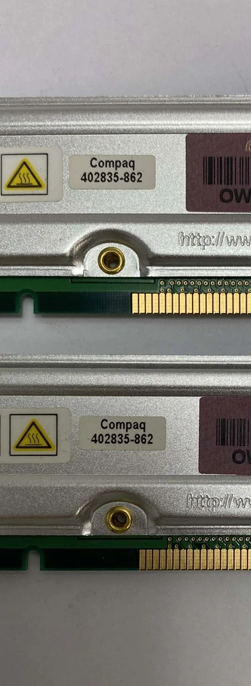 512MB (2 x 256MB) Samsung / Compaq 402835-862 800-45 Rambus ECC Server Memory - Image 3 of 4