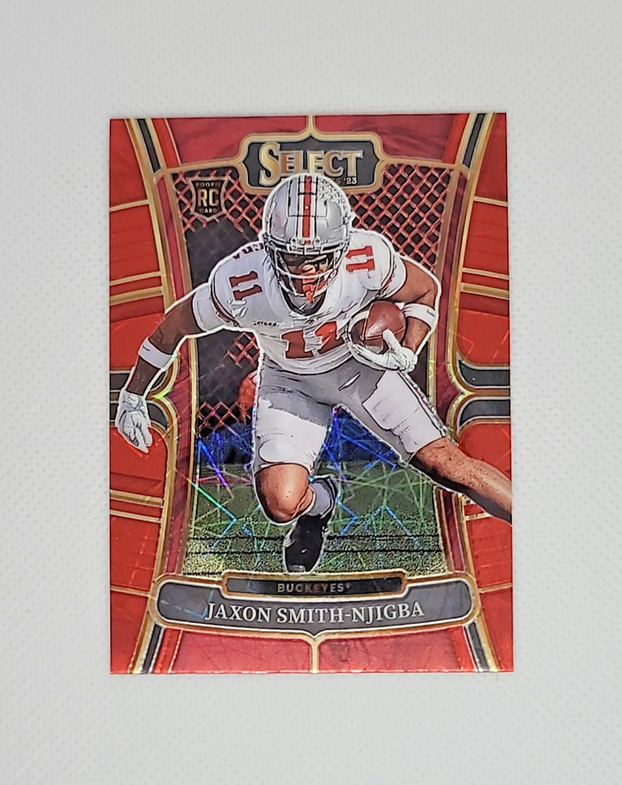 JAXON SMITH-NJIGBA - 2023 Panini Select Draft Picks Concourse Red Lazer Prizm #7