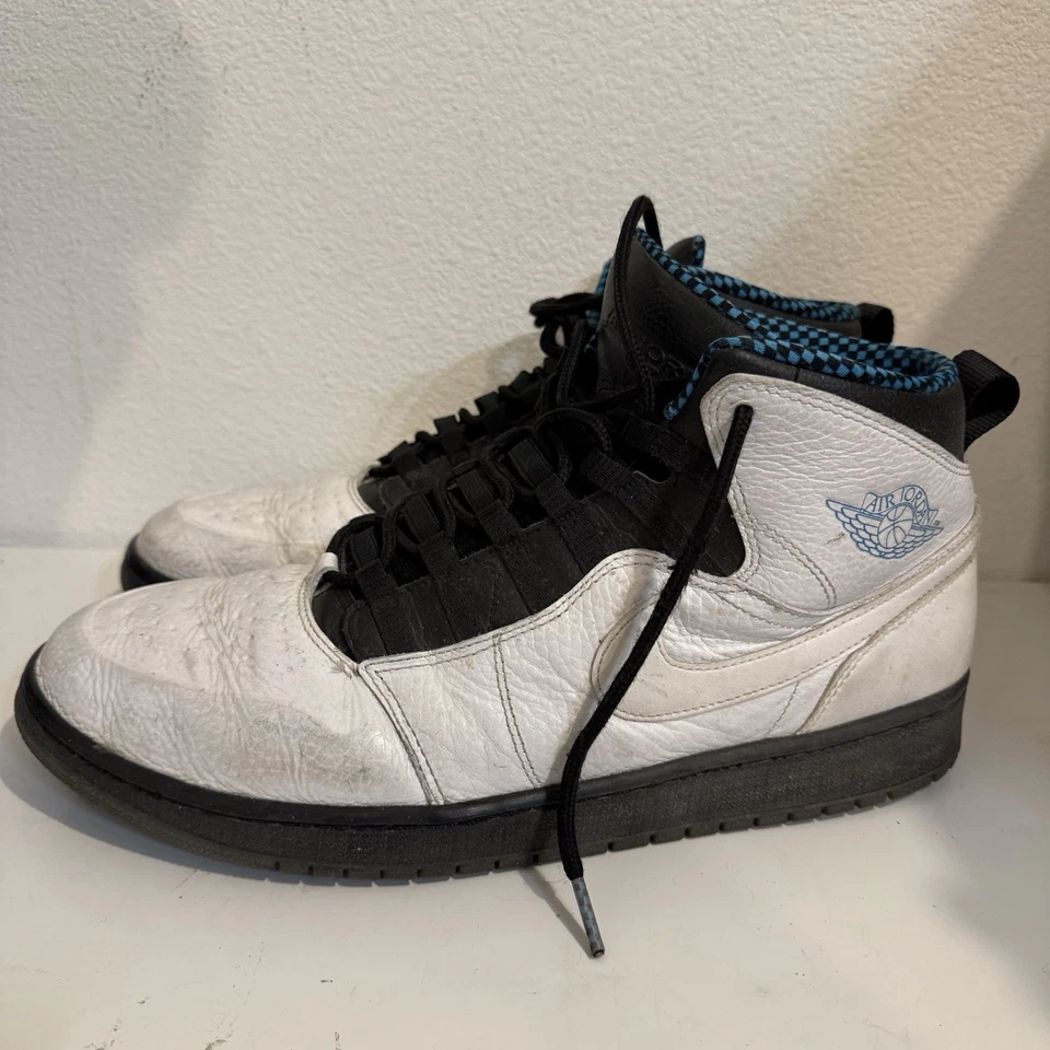 Talla 13 - Air Jordan 1 Retro '94 Azul Polvo Usado Foto 3 de 4