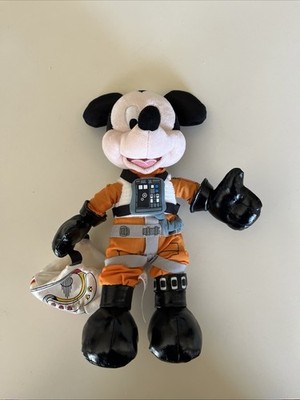 Original Disney Parks Mickey Mouse as X-Wing Pilot Collectible 11'' Plush 