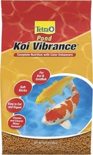 TetraPond Koi Vibrance Soft Sticks Floating Pond Fish Food 5.18 lb