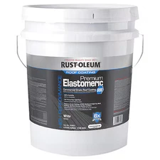 Rust-Oleum 359664 Roof Coating, Water Base, Bright White