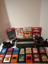 Atari 2600 Jr Junior Console, Tested, See Pictures, Big Game Bundle, Many Extras
