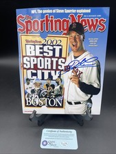 Autographed DEREK LOWE Boston Red Sox 8X10  Photo with Sure Shot COA
