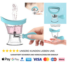 Augenreinigungsbecher mit Silikonkappe Luftdruck Manuell Transparent