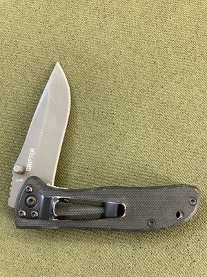 CRKT Drifter 6450K Folding Pocketknife Black Handle Stainless Steel Blade