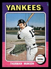 1975 Topps Mini Baseball #20 Thurman Munson NM/MT *e1