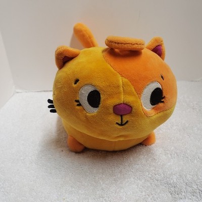 B You Wobble N Go Lola Cat Interactive Animated 6  Toy Plush Orange Cat 