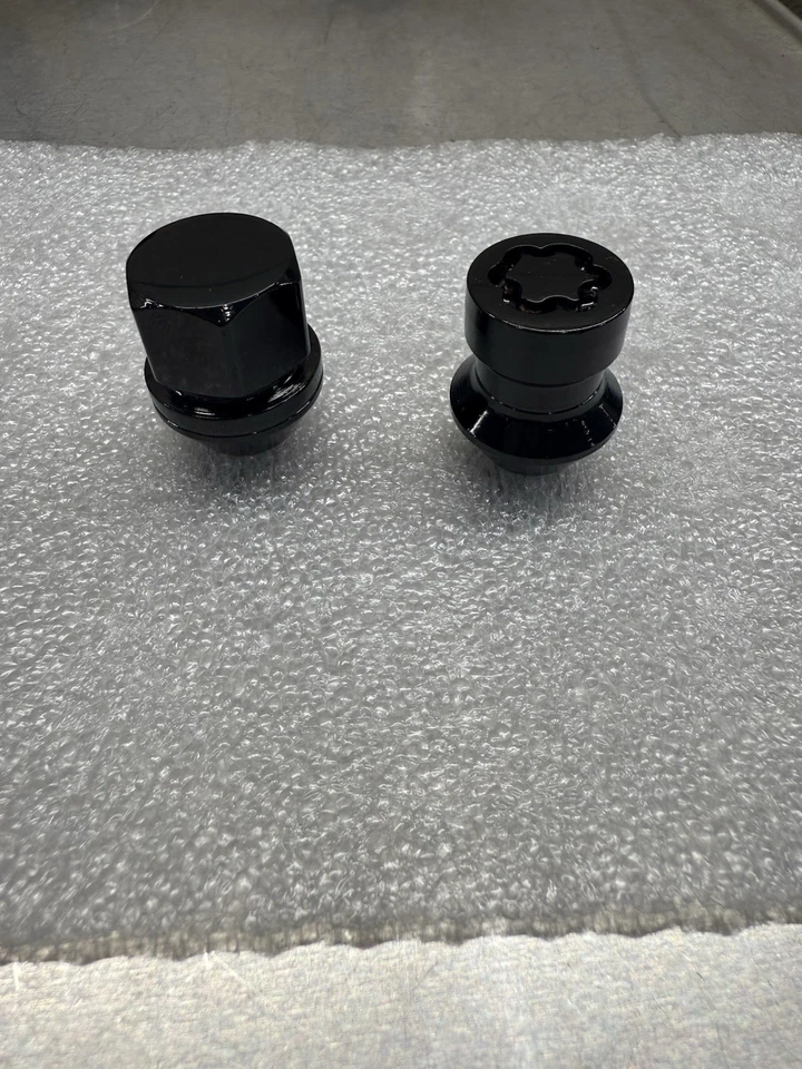 Juego de bloqueo de rueda de tuerca negra Mazda C9S3V9790 nuevo en caja 16 tacos + 4 cerraduras 21 mm 3 5 6 Foto 2 de 4