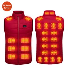 Intelligent Heating Vest Men'S Women'S Warm Electric Clip Coat (No Power Bank)
