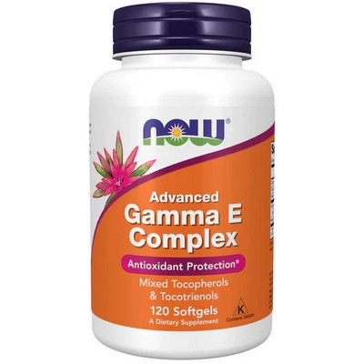 Advanced Gamma E Complex 120 Softgels  by Now Foods