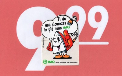Vintage sticker sticker sticker sticker IMQ safety tests and checks