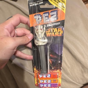 Vintage Star Wars PEZ Candy & Dispenser General Grievous Carded Blister Pack
