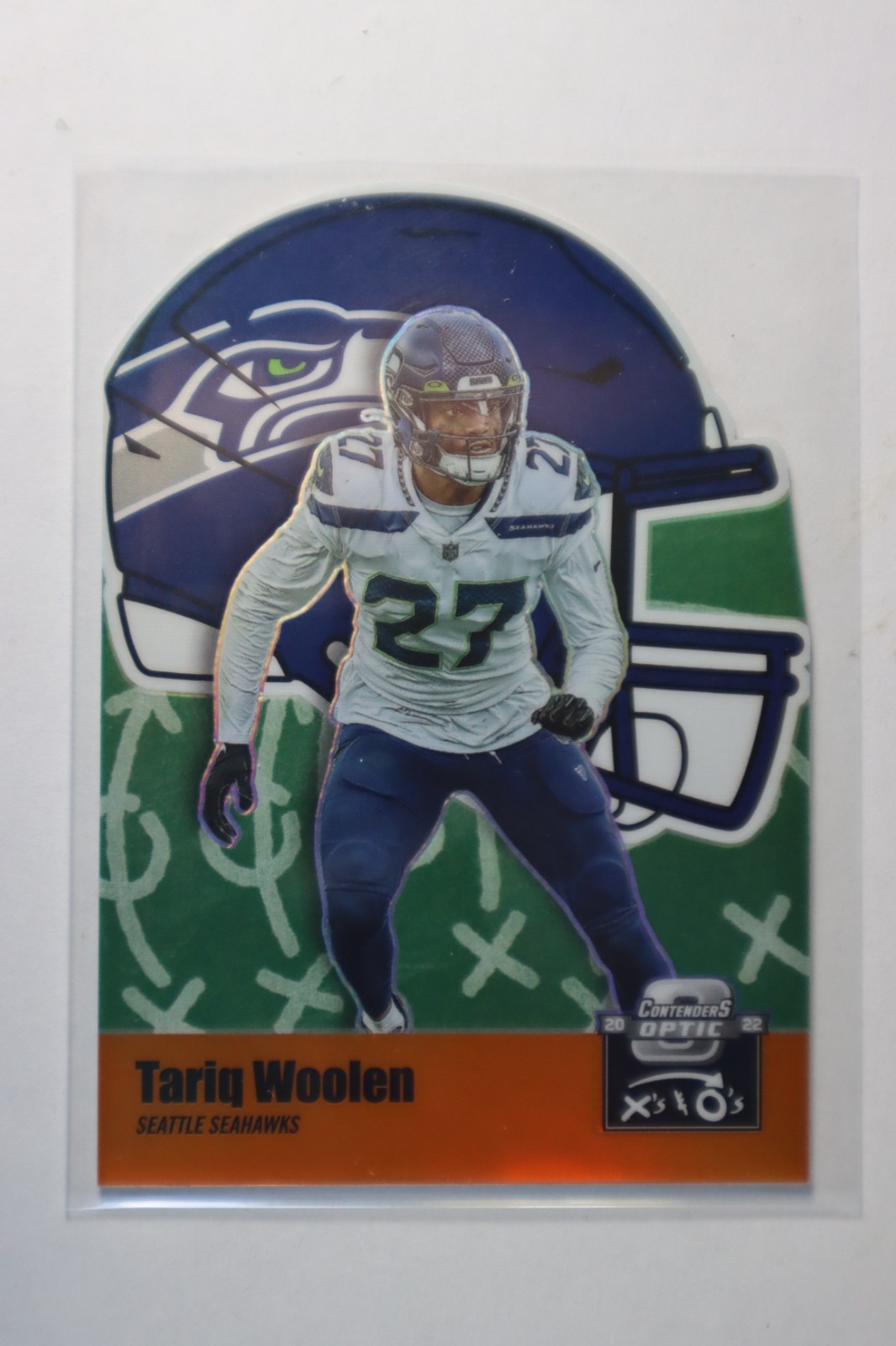 Tariq Woolen Panini Contenders Optic Xs & Os #XO56 Orange