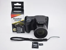Canon PowerShot SX400 IS 16.0MP Digital Camera Black Bundle - FULLY TESTED