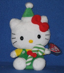 candy cane beanie baby