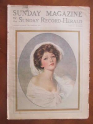SUNDAY MAGAZINE 1911  ADS  Flagg Keller  ILLUS ^^